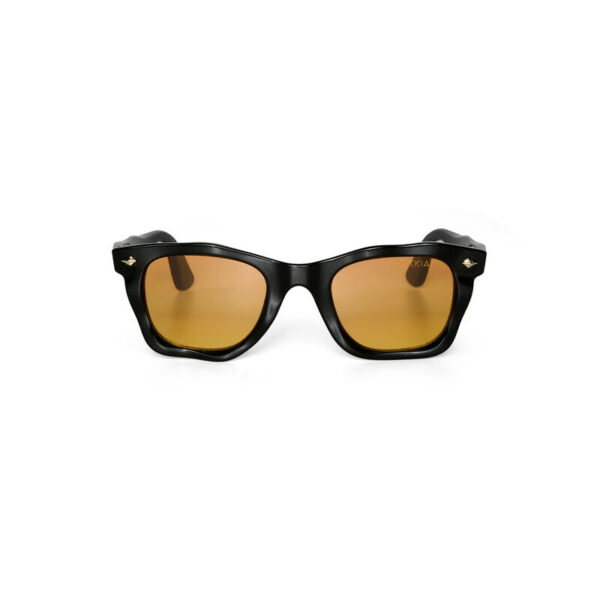 Czarny (żółte soczewki)